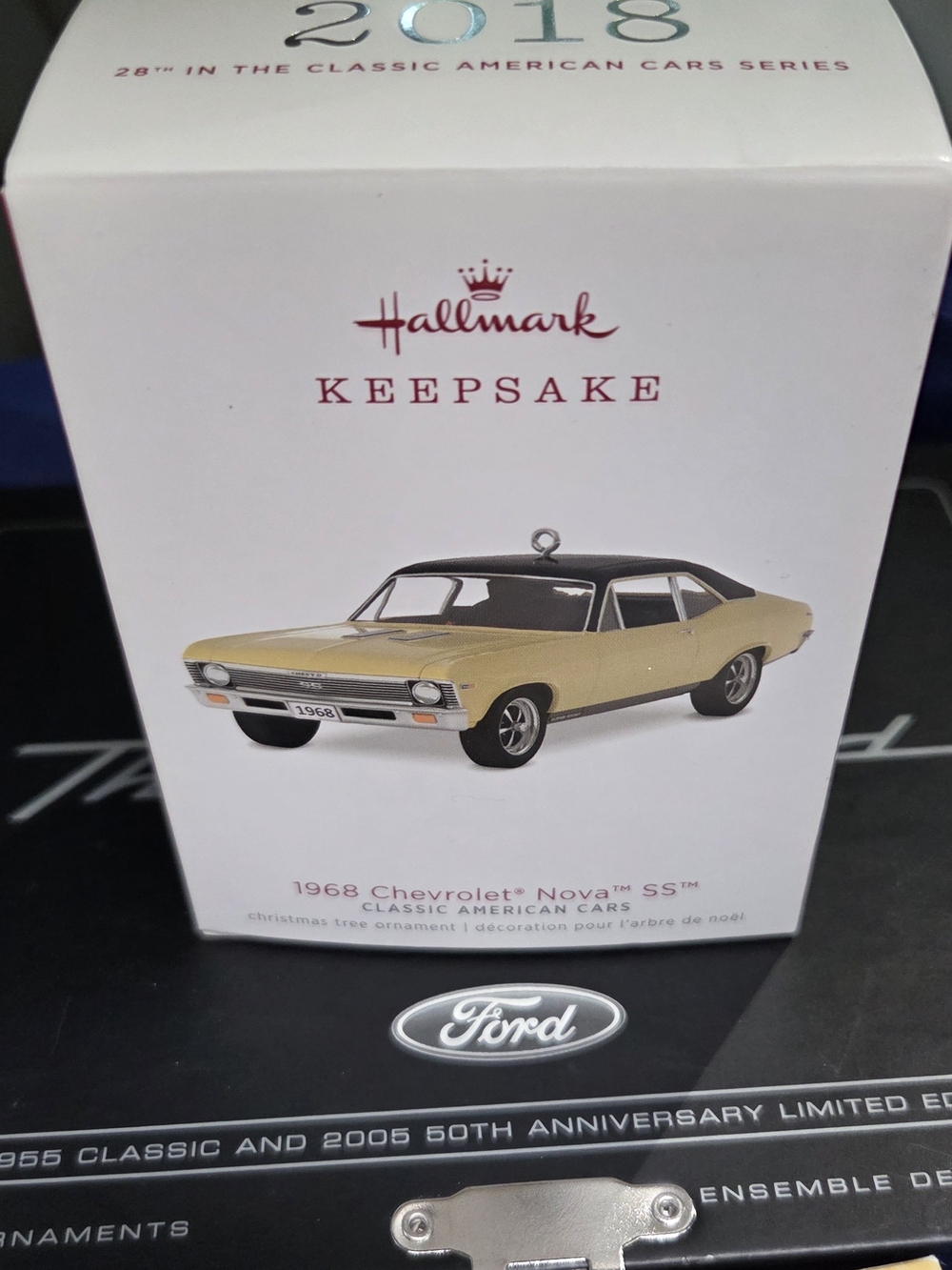 Hallmark Keepsake Classic Cars Collection. Nova, Corvette, Fairlane, Thunderbird